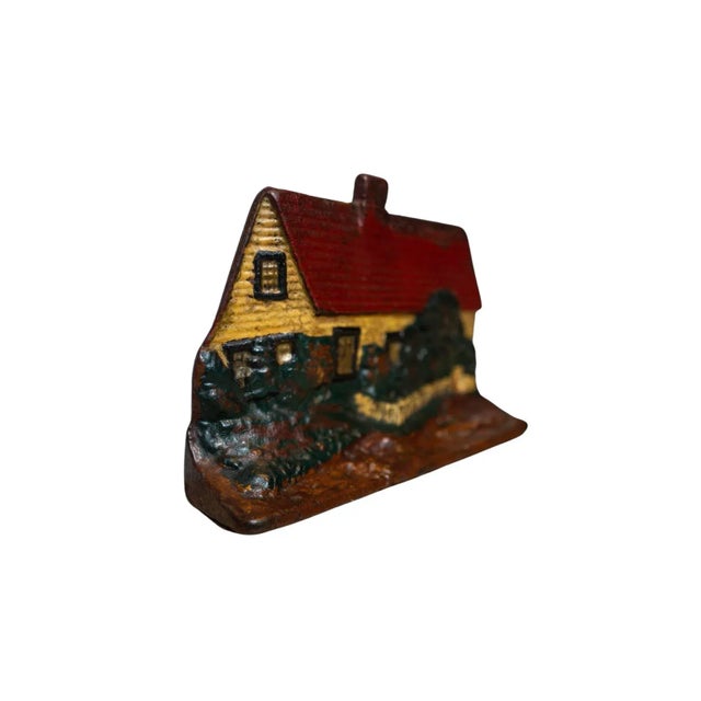 Early 20th Century Early 20th Century Eastern Manufacturing Company "Cape Cod Cottage" Doorstop #14 For Sale - Image 5 of 7