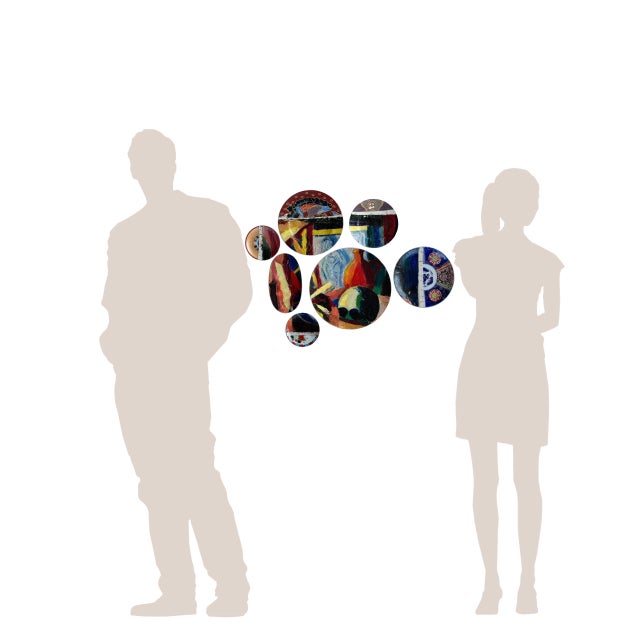 Wall Art Installation by Studio Desimonewayland, Set of 7 For Sale - Image 10 of 16