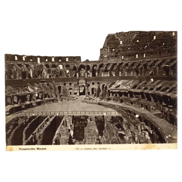 Ludovico Tuminello, Colosseum, Vintage Photograph, Early 20th Century For Sale