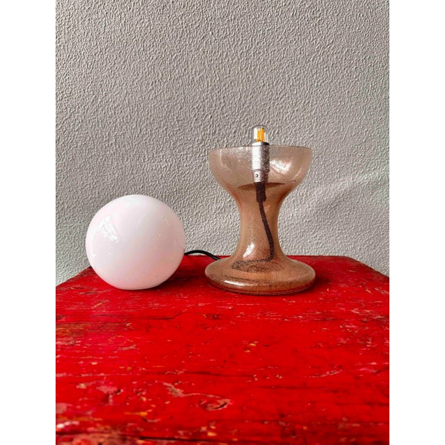 Mid-Century Modern LT215 Table Lamp by Carlo Nason for Mazzega, Italy, 1970 For Sale - Image 9 of 13