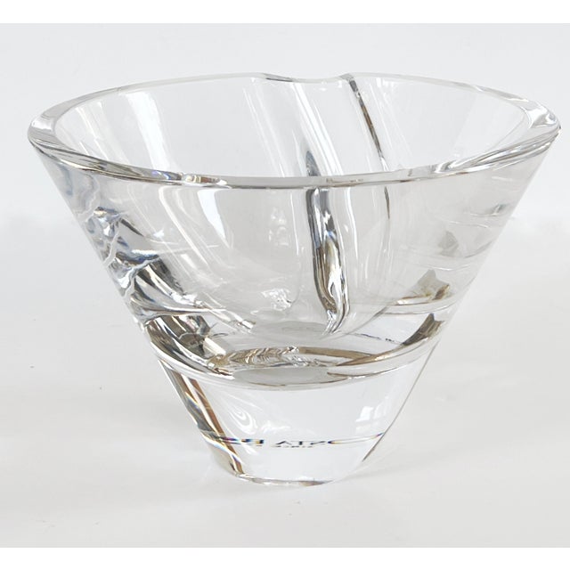 Glass Vintage Goran Warff Artist Art Glass Bowl for Kosta Boda For Sale - Image 7 of 15