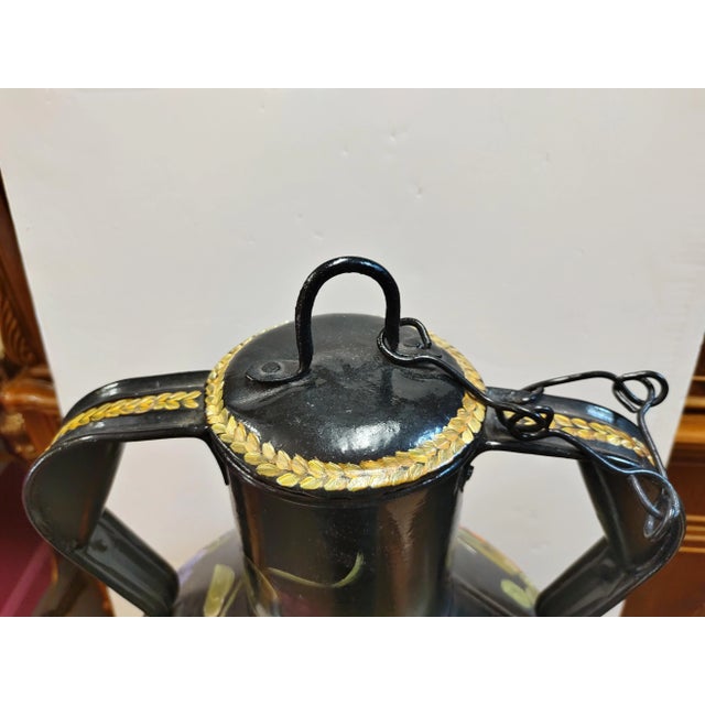 1970s Hand-Painted French Jug For Sale - Image 10 of 11