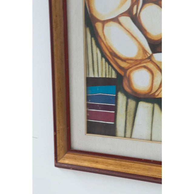 Modern Mario Barbieri, Male Figures, 1977, Oil on Canvas, Framed For Sale - Image 3 of 11