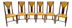 Antique Dining Room Chairs by Joseph María Olbrich, 1890s, Set of 10