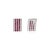 Not Yet Made - Made To Order Art Deco Style Multi-Row Square Ruby Diamond Panel Silver Stud Earrings- A Pair For Sale - Image 5 of 11