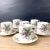 1980s 1980s Mottahedeh Aviary Pattern Flat Cups and Saucers Set- 12 Pieces For Sale - Image 5 of 9