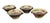 Late 20th Century Set of Four Certified International Pamila Gladding Rustic Tuscan Landscape Handled Bowls For Sale - Image 9 of 9
