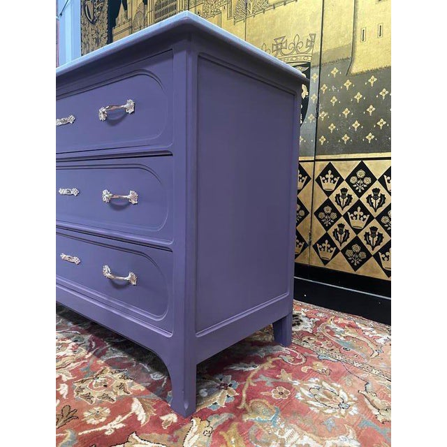 Art Nouveau Painted Chest of Drawers For Sale - Image 4 of 12