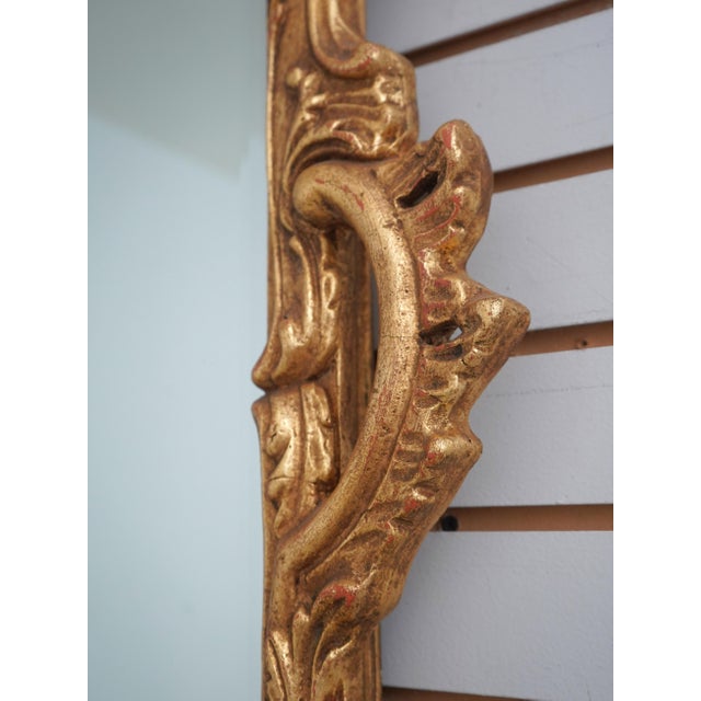 1980s Friedman Brothers Model 6616 Gold Frame Mirror For Sale - Image 5 of 11