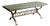 Iron & Green Marble Coffee Table For Sale