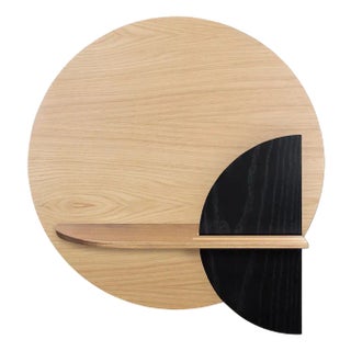 Alba M Wall Shelf in Oak by Daniel García Sánchez for Woodendot For Sale
