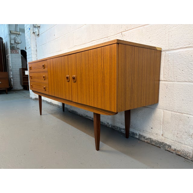 Mid-Century Modern Mid 20th Century Danish Style Teak Sideboard For Sale - Image 3 of 15