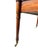 Traditional Vintage Baker Furniture Mahogany & Tooled Leather Partner's Writing Desk – "Crown & Tulip" Era For Sale - Image 3 of 12