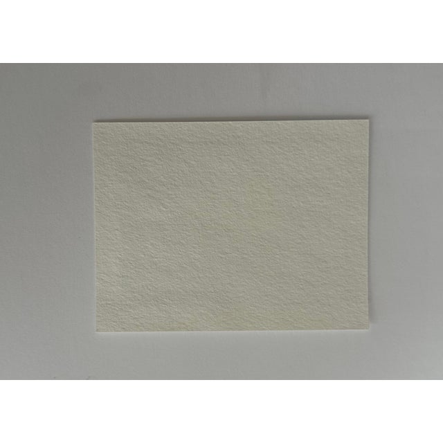 Contemporary Original Watercolor Miniature Painting “Winter Sunset” For Sale - Image 3 of 3