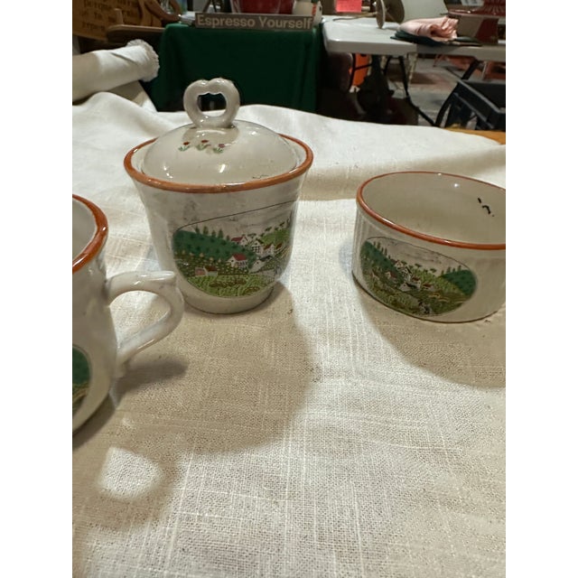 1970s 1970s Collection of Stoneware Dishes- Set of 5 For Sale - Image 5 of 8