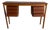 Vintage Danish Mid Century Modern Teak Writing Desk Vanity Scandinavian Modern For Sale