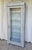 1930s Vitrine Cabinet, French Bluish Display Cabinet/ Case, Cracked / Peeling Finish For Sale - Image 16 of 18