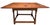 An evocative English provincial farmhouse table, distinguished by a substantial plank-constructed top, clipped corners, a...