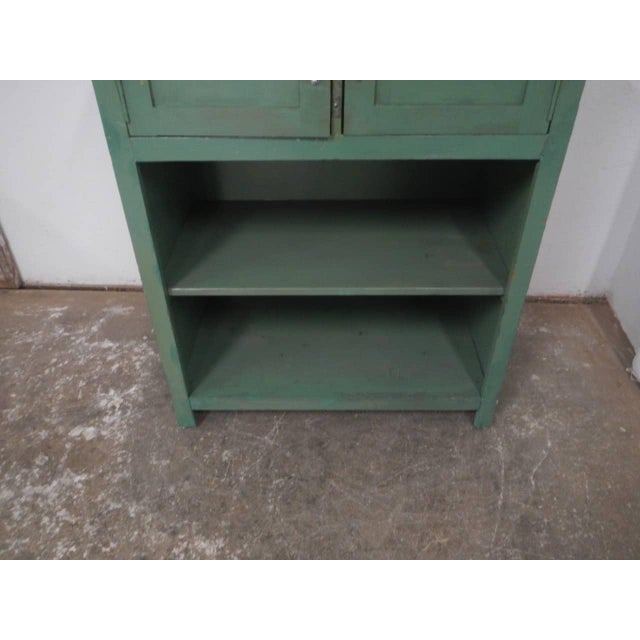 Forest Green Vintage Textile Industry Sideboard, 1960 For Sale - Image 8 of 10