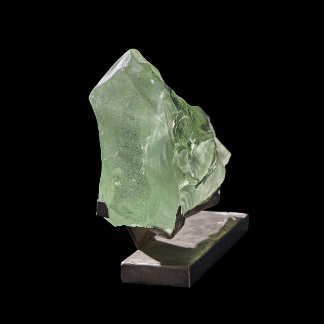 Glass Suzanne Pascal Slag Glass Horse Sculpture For Sale - Image 7 of 9