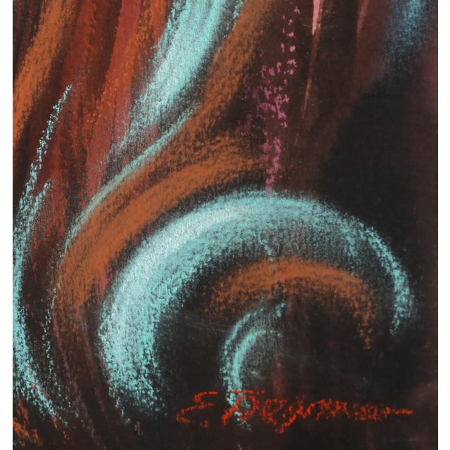 Autumn Erik Freyman Size: 14.5 in. x 10.5 in. Watercolor with pastel on paper, signed in pencil A colorful depiction of a...