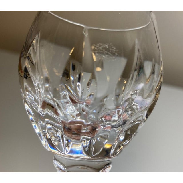 Vintage Nachtmann Helena Crystal Cordial/Sherry Cut Teardrop Glasses