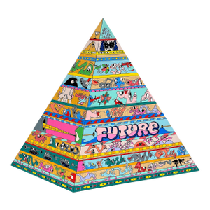 Erik Parker, Future (Hand Signed Screen Print on Wood)