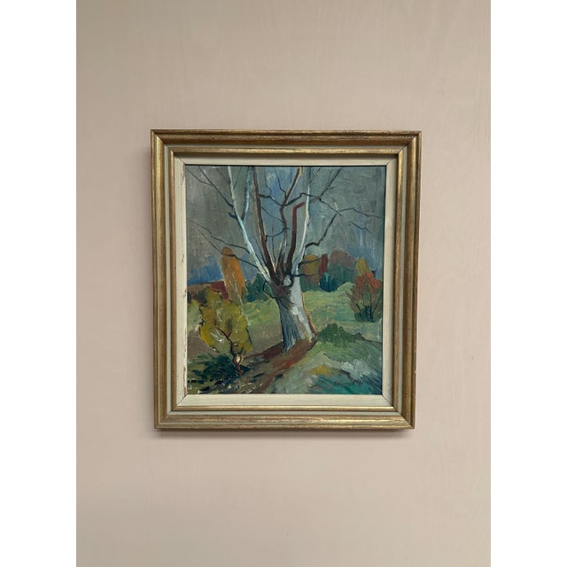 Bo Alnerud, Tree, 1947, Oil on Panel For Sale - Image 4 of 18