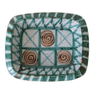 1950s French Ceramic Dish by Robert Picault, Vallauris For Sale