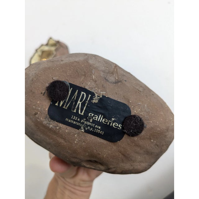 Pair of Artist Signed Ceramic Baked Potatoes, Mid 20th Century For Sale - Image 9 of 11