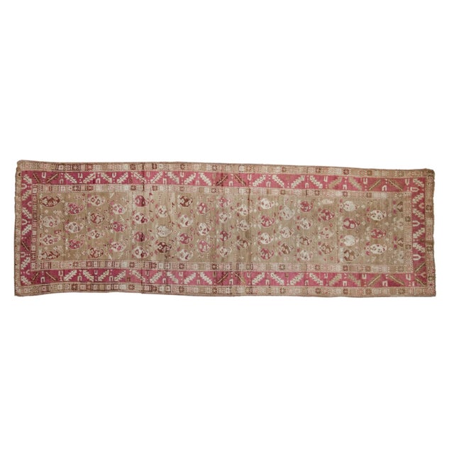 Vintage Distressed Karabagh Rug Runner - 3'4" X 10'2" For Sale - Image 12 of 12