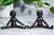 Discover a rare and evocative pair of antique hand-carved Chinese dolls. Crafted from dark hardwood with beautifully aged...