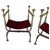 19th Century Spanish Bronze & Wrought Iron Savonarola Chairs a Pair For Sale - Image 5 of 15