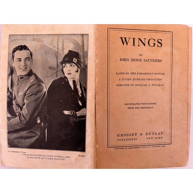 Royal Blue Wings 1927 First Edition Hc by John Monk Saunders For Sale - Image 8 of 12