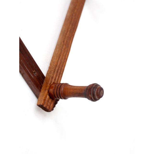 Vintage Wooden Accordion Wall Rack For Sale - Image 15 of 15