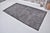Textile Vintage Distressed Turkish Oushak Rug in Washed Charcoal, Slate & Snow White For Sale - Image 7 of 11