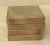 Brutalist Vintage Wooden Square Coasters - Set of 4 For Sale - Image 3 of 8