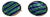 Blue Green Enamel Oval Cufflinks in 14 Karat Yellow Gold 15.5 Gm, Men's For Sale