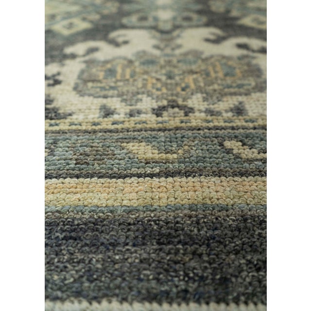 Turkish Turkish Oushak Rug 4'1" x 6'9" #20356 For Sale - Image 3 of 8