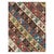 An antique Caucasian Kazak rug in runner format handmade during the early 20th century with a geometric tribal design....