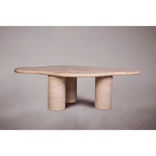 Introducing our versatile travertine coffee table, a seamless blend of natural beauty and modern design. Crafted with...