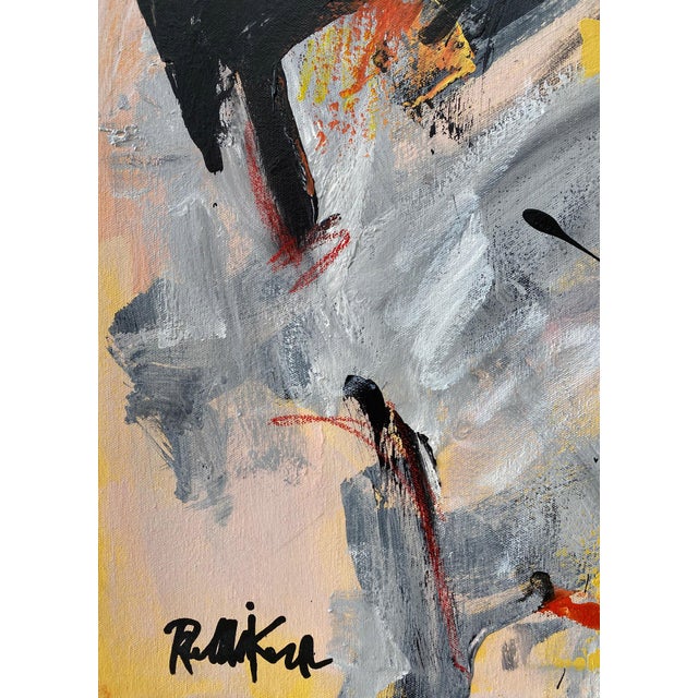 An original abstract acrylic on canvas painting by contemporary Abstract Expressionist artist Robbie Kemper (Cincinnati;...
