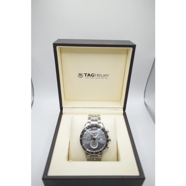 Tag Heuer Late 20th Century Tag Heuer Carrera 1887 Chronograph in 100m Watch For Sale - Image 4 of 17