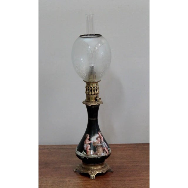 Napoleon Iii Oil Lamps, Set of 2 For Sale - Image 6 of 12