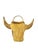 Late 20th Century Pair Vintage Texas Folk Tramp Art Wicker Bull Head Planters For Sale - Image 5 of 14
