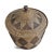 Indian Diamond Tea Stained Basket W/Lid For Sale - Image 3 of 9