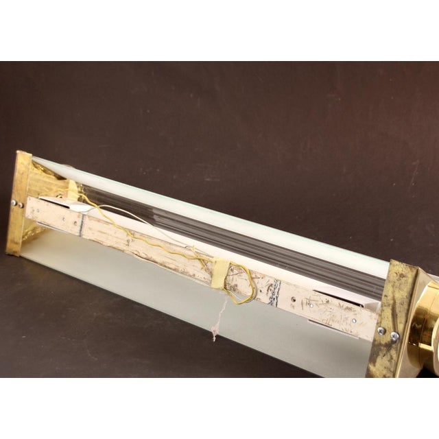 Long Cinema Wall Light by Henri Petitot for Atelier Henri Petitot, 1930s For Sale - Image 6 of 11