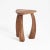 Contemporary Arc De Stool 52 in Walnut by Project 213A For Sale - Image 3 of 8