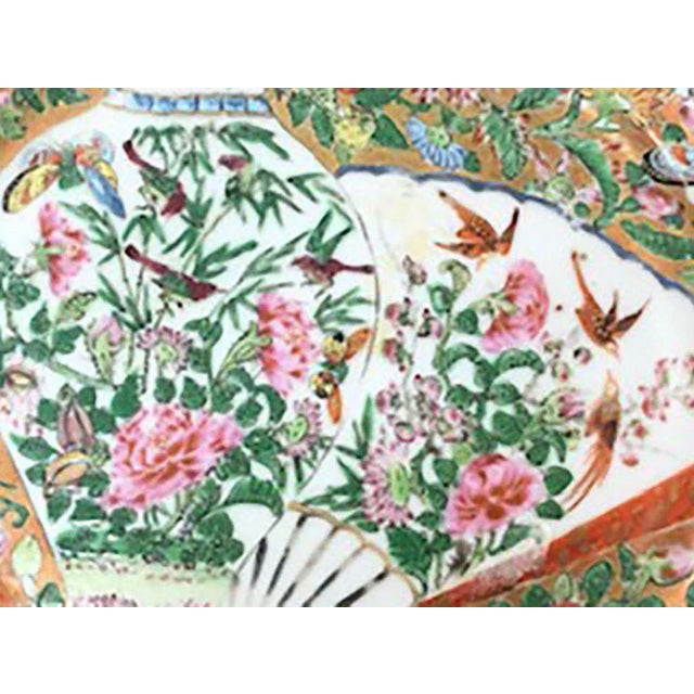19th Century Famille Rose Plate For Sale - Image 4 of 7