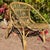 Vintage French Rattan Armchair, 1950s For Sale - Image 6 of 6